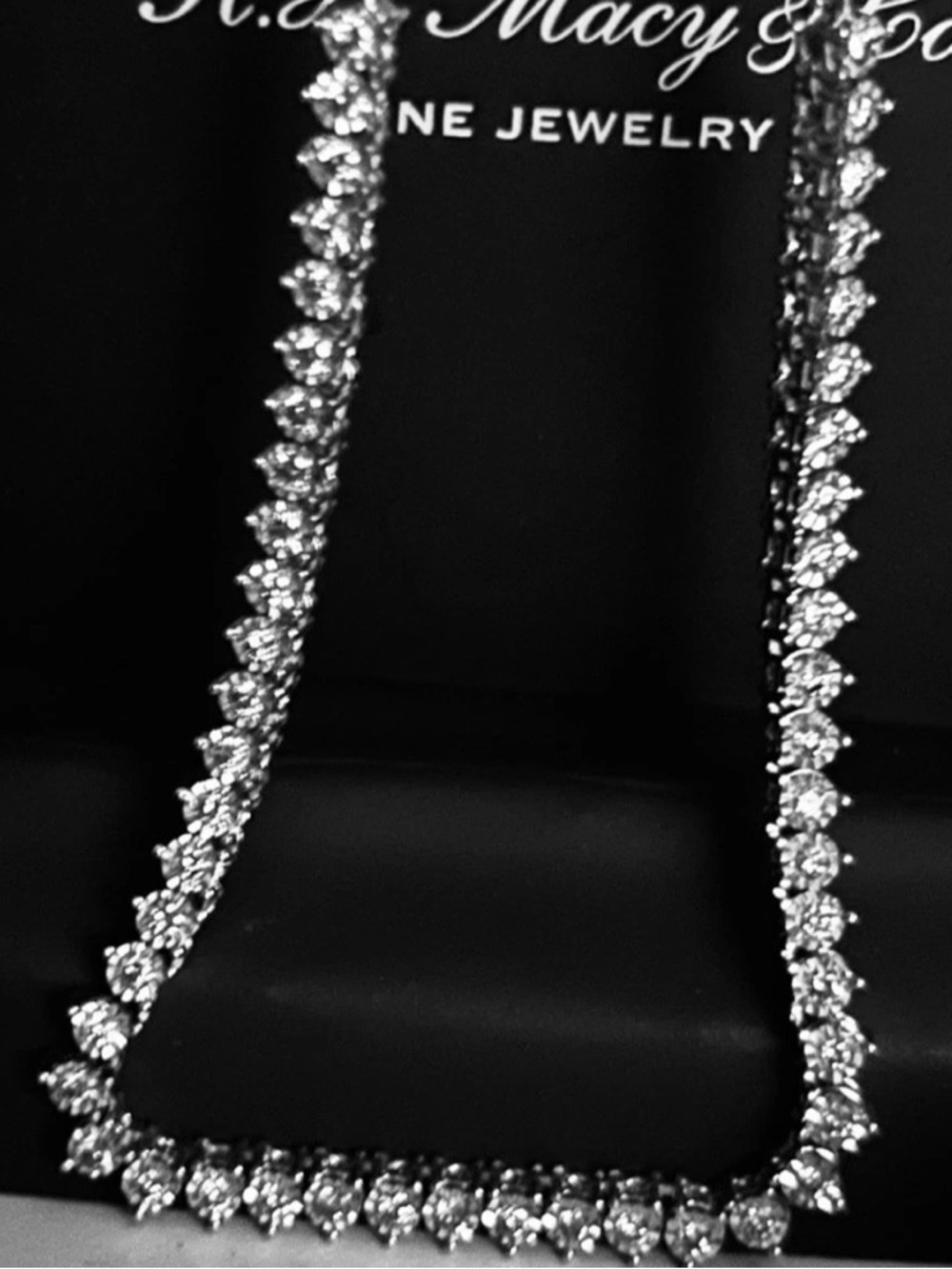 Diamond Bezel Adjustable 17"
Tennis Necklace (2 ct. t.w) in SS(925)